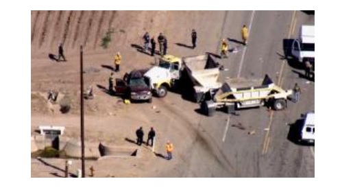 25 பேர் பயணித்த 8-ஆசன வாகனம் விபத்தில், 13 பேர் பலி