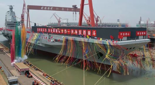 சீனா அணு சக்தி விமானம் தாங்கி தயாரிக்கிறது