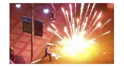 UCLA யில் இஸ்ரேல் ஆதரவு குழு வன்முறையில்